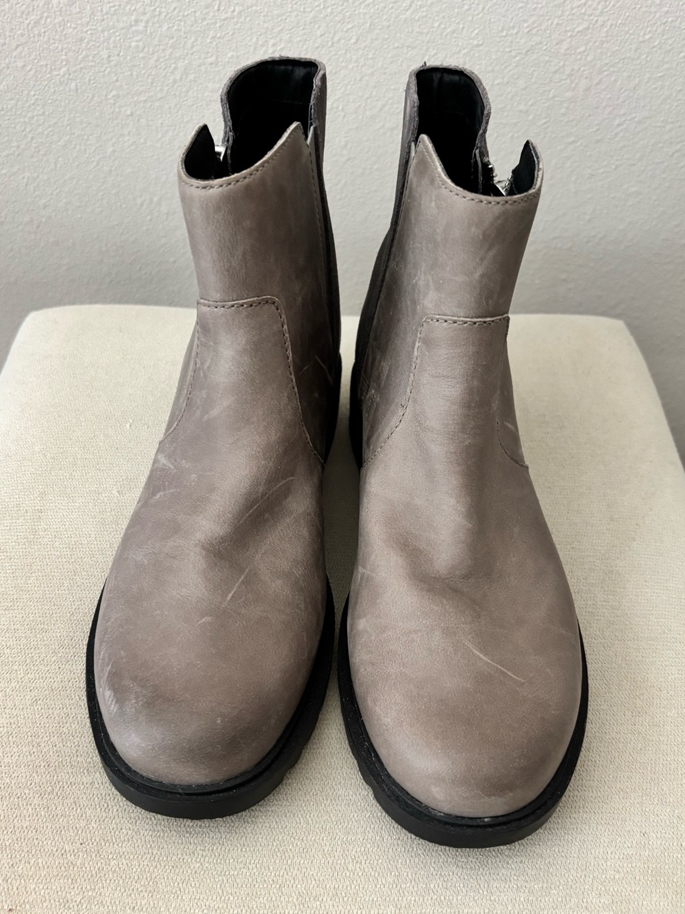 SOREL WATERPROOF Women's Grey Ankle Boots - Size 8 - Picture 2 of 11